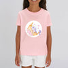 t-shirt licorne enfant rose dodo lune coton bio 