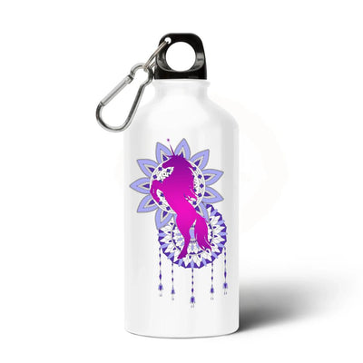 Gourde aluminium licorne mandala 