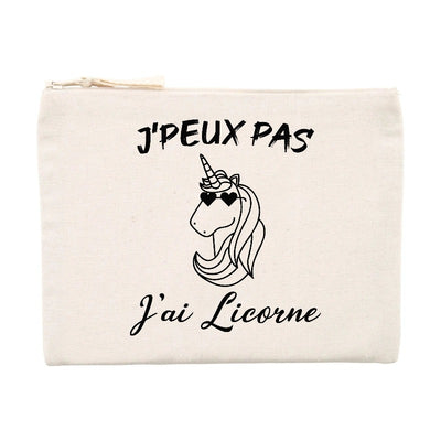 pochette licorne j'peux pas j'ai licorne