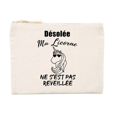 Pochette licorne ma licorne ne s'est pas réveillée
