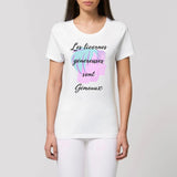 T-shirt licornes généreuses sont Gémeaux blanc XS S M L XL coton bio 