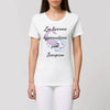 T-shirt licornes hyperactives Scorpion blanc XS S M L XL coton bio 