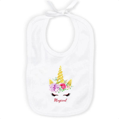 Bavoir licorne magical coton bio 