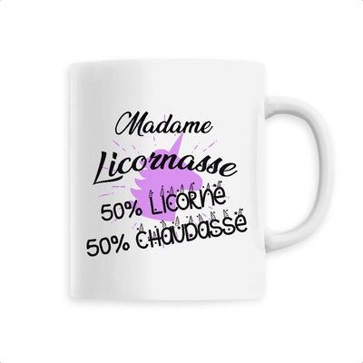Mug licornasse licorne chaudasse blanc 