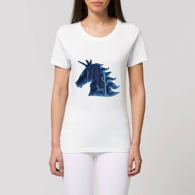 T-shirt licorne féerique blanc 
