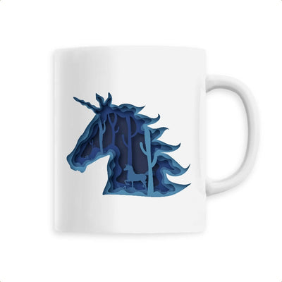 mug licorne féerique blanc 
