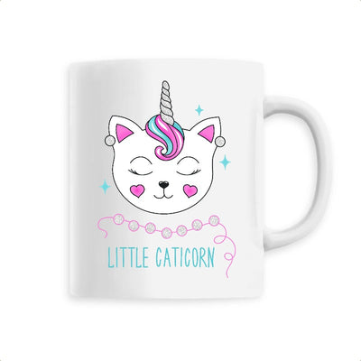 Mug licorne little caticorn blanc