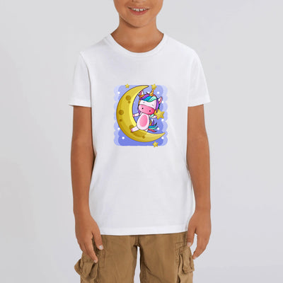 T shirt Licorne Enfant <br>Au Clair de Lune
