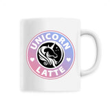 mug licorne unicorn latte blanc 