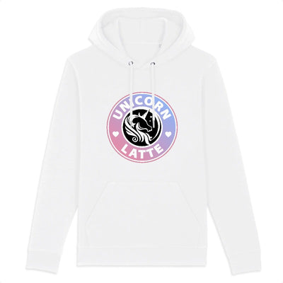 sweat licorne femme unicorn latte blanc