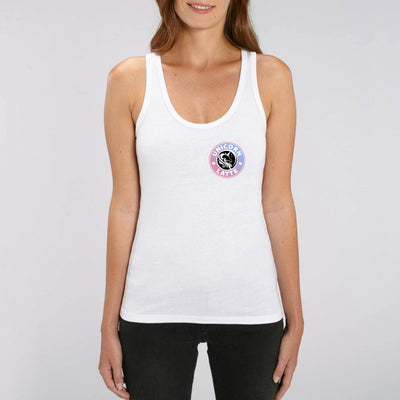 débardeur licorne unicorn latte écusson blanc