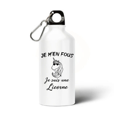 Gourde licorne je m'en fous je suis une licorne