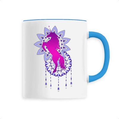 Mug Licorne Mandala Attrape Rêves bleu
