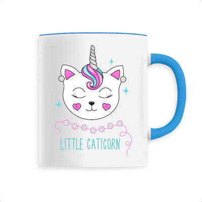Mug licorne little caticorn bleu