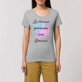 T-shirt licornes généreuses sont Gémeaux gris XS S M L XL coton bio 