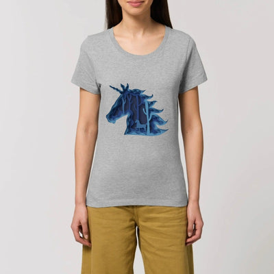 T-shirt licorne féerique gris 