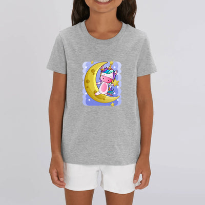 T shirt Licorne Enfant <br>Au Clair de Lune