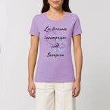 T-shirt licornes incomprises Scorpion XS S M L XL lavande coton bio