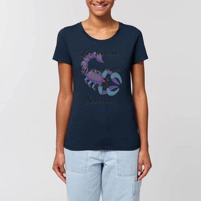 T-shirt licornes hyperactives Scorpion marine XS S M L XL coton bio 