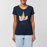 T-shirt licorne magical marine coton bio