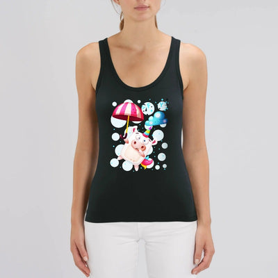 Débardeur licorne crazy fly noir