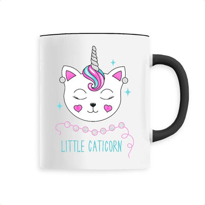 Mug licorne little caticorn noir 