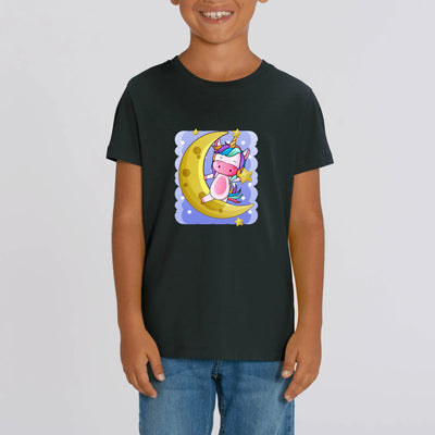 T shirt Licorne Enfant <br>Au Clair de Lune