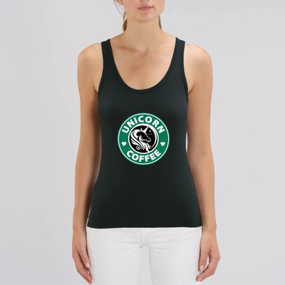 débardeur licorne unicorn coffee noir 
