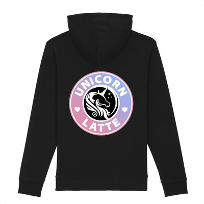 sweat licorne femme unicorn latte back noir