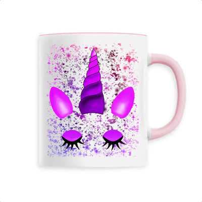 Mug Licorne Endormie Rose rose