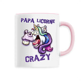 Mug Licorne <br>Papa Licorne Crazy