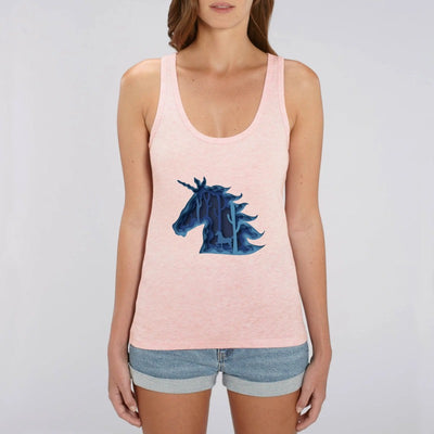 débardeur licorne féerique rose