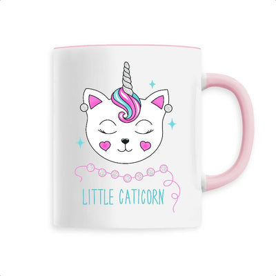 Mug licorne little caticorn rose 