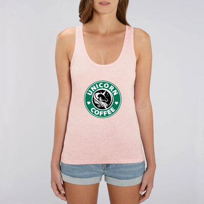 débardeur licorne unicorn coffee rose 