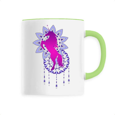 Mug Licorne Mandala Attrape Rêves vert