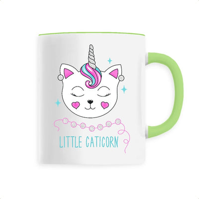 Mug licorne little caticorn vert