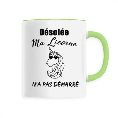 Mug Licorne <br>Ma Licorne n'a pas Démarré