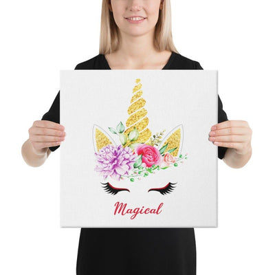 Tableau licorne magical 41x41