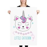 Poster licorne little caticorn 70x100