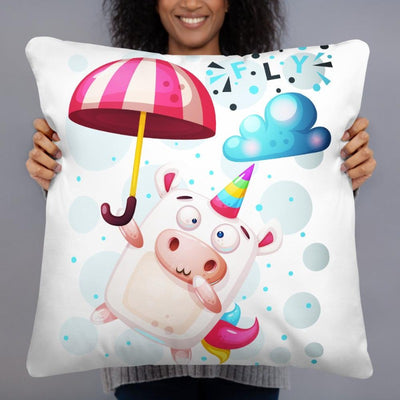 Coussion licorne Crazy Fly 55x55
