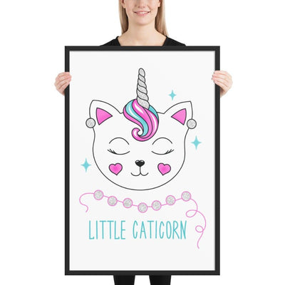 Cadre licorne little caticorn 61x91
