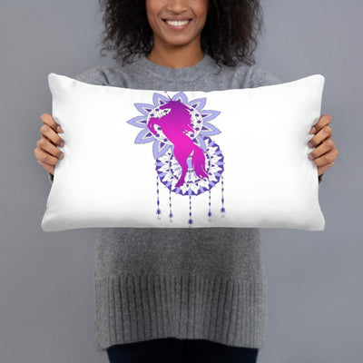 Coussin licorne mandala 50x30
