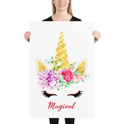Poster affiche licorne magical 61x91