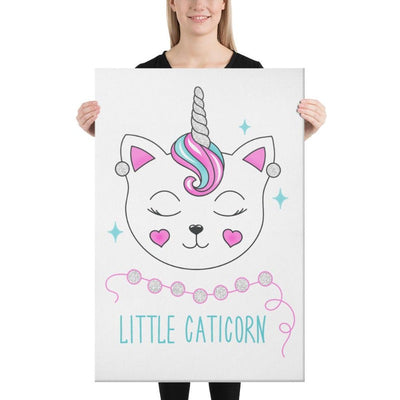 Tableau licorne little caticorn 61x91