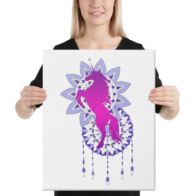 Tableau licorne mandala 41x51