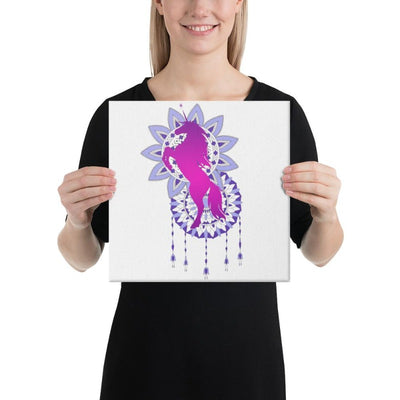 Tableau licorne mandala 30x30