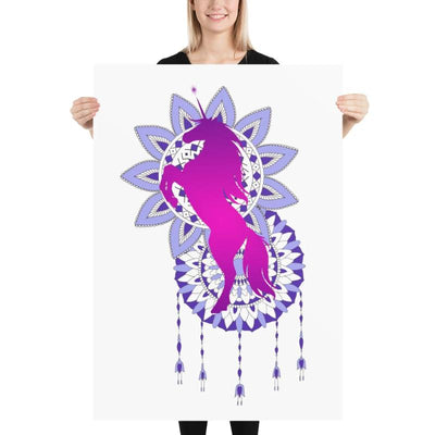Poster licorne mandala 70x100