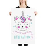 Poster licorne little caticorn 61x91