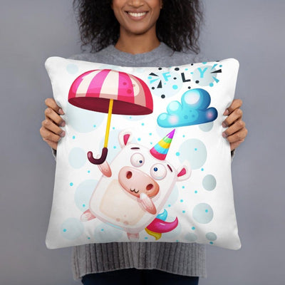 Coussion licorne Crazy Fly 45x45