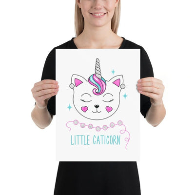 Poster licorne little caticorn 30x40